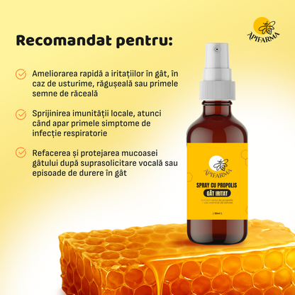 Spray cu Propolis – Gât Iritat